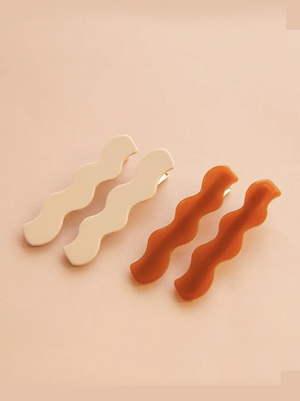 Wavy Hair Clip Set