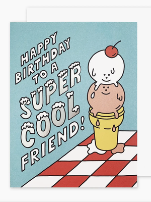 Cool Friend Birthday Card