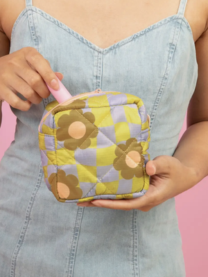 Cool Funky Daisy Mod Pouch