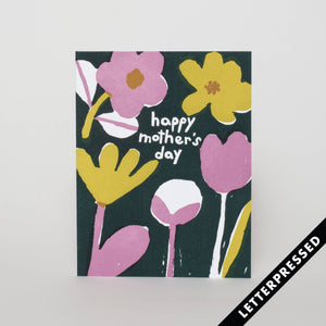 Happy Mother's Day Letterpress Greeting Card