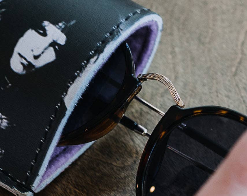 Prince Leather Eyeglasses Case