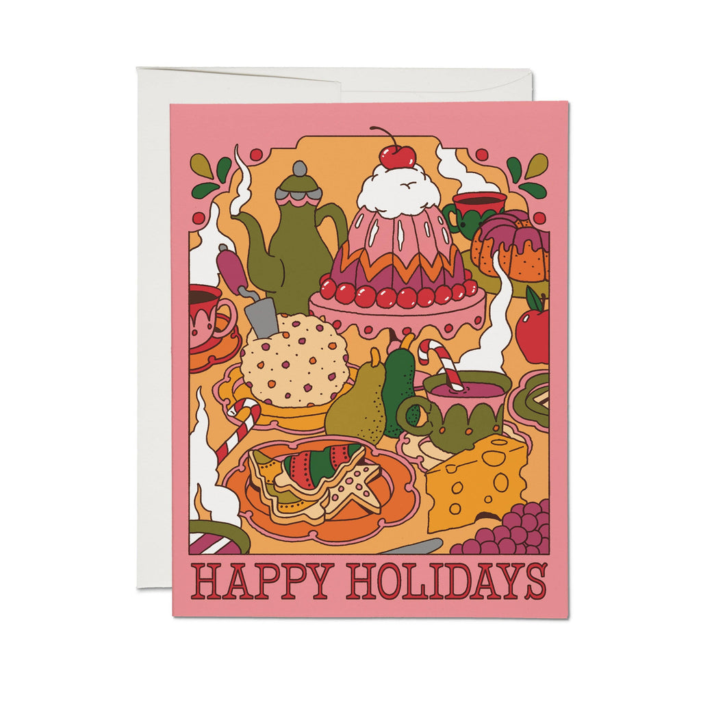 Happy Holidays Feast Card Set