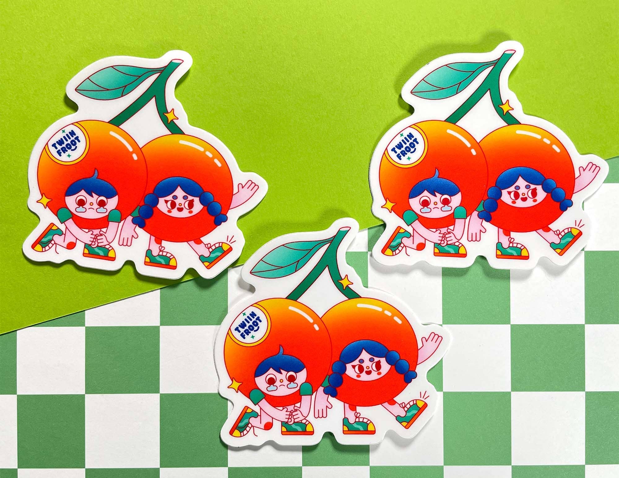 Twin Froot Sticker