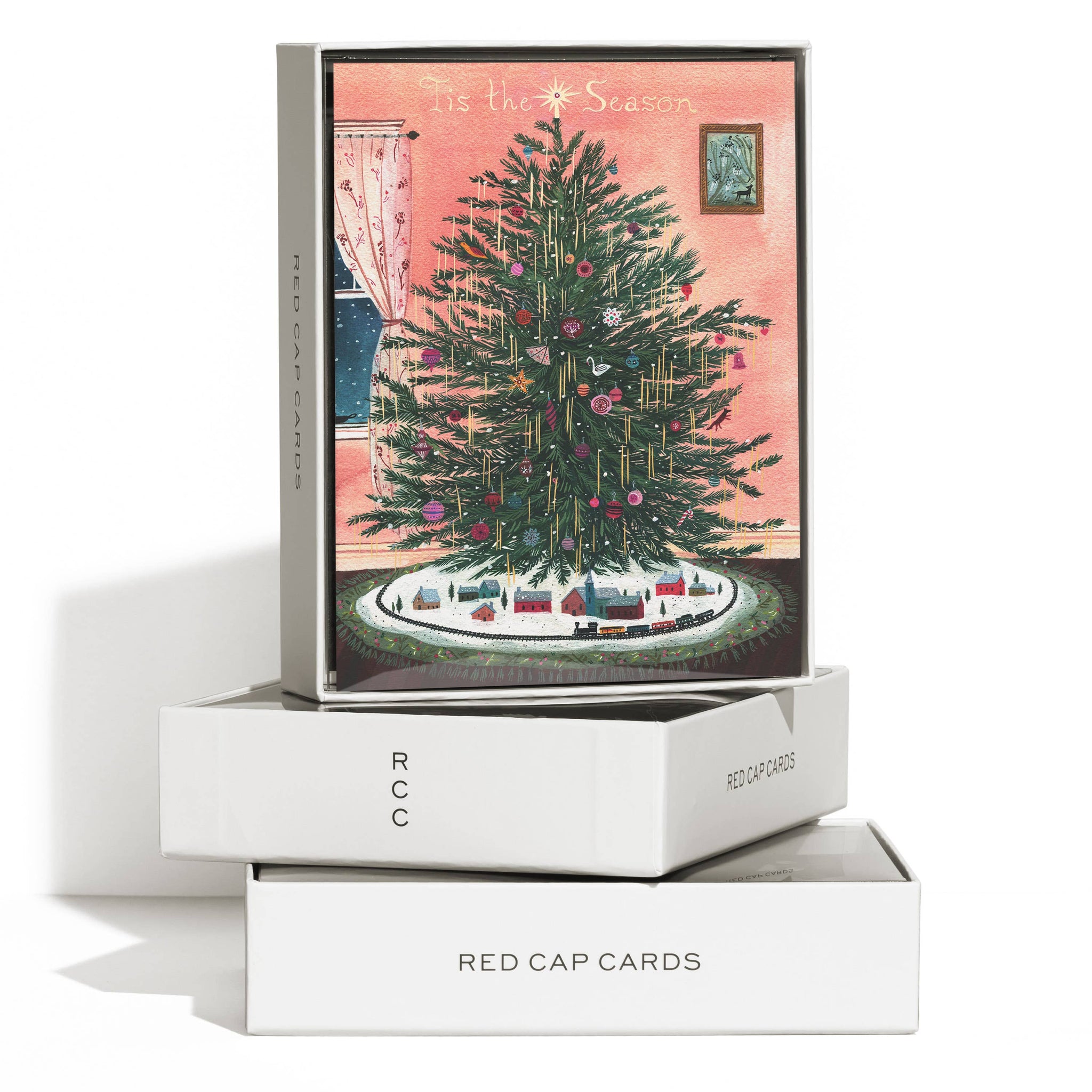 Tinsel Tree Card Set