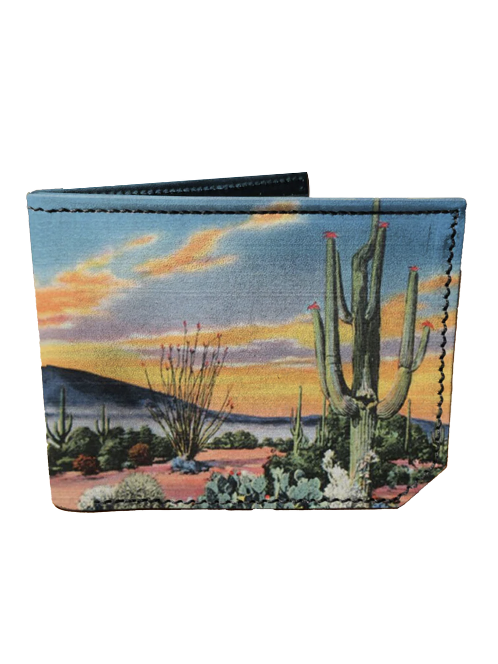 Desert Eve Handmade Spectrum Leather Wallet