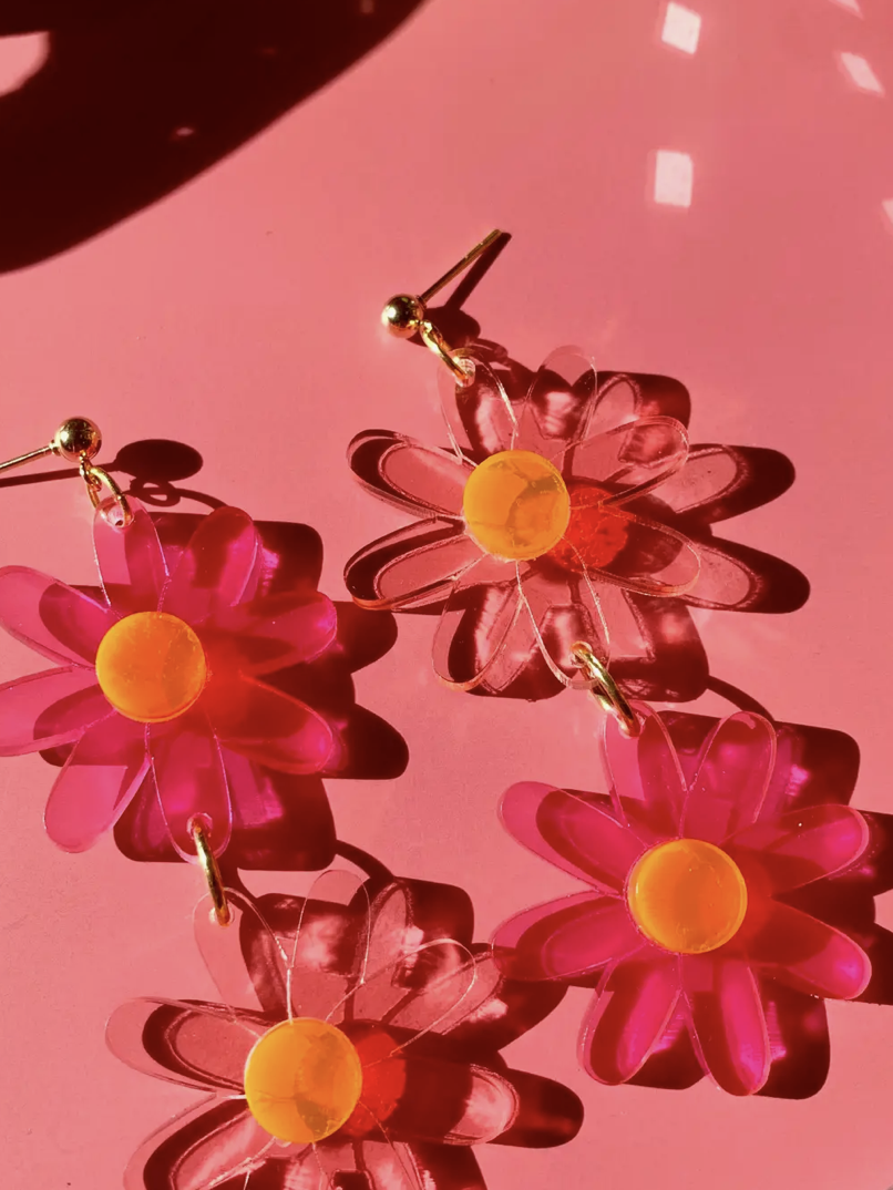 Double Daisy Earrings