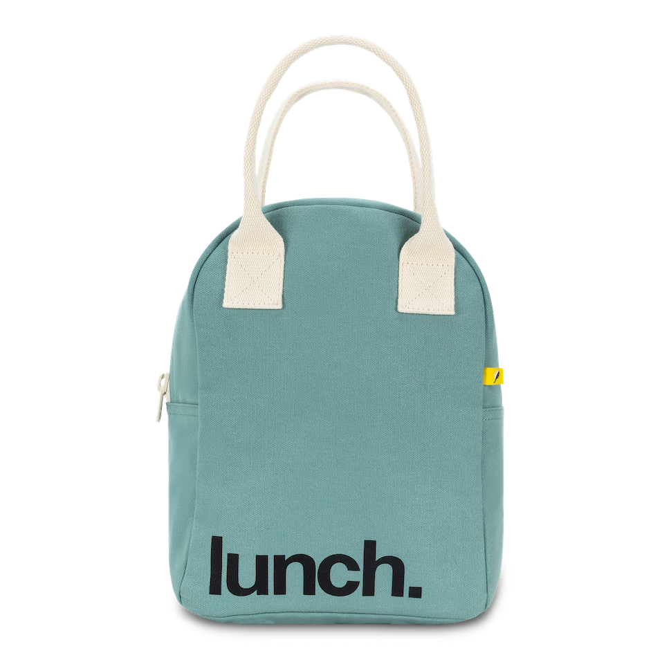 Zipper Lunch Bag Teal