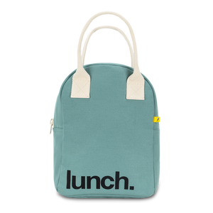 Zipper Lunch Bag Teal