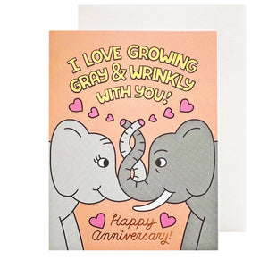 Elephant Anniversary Card