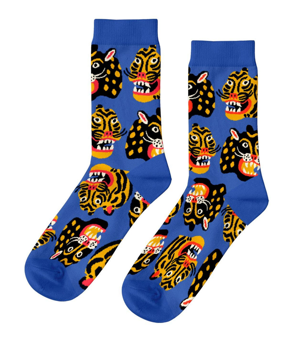 Large Kristina Micotti Wild Cats Socks