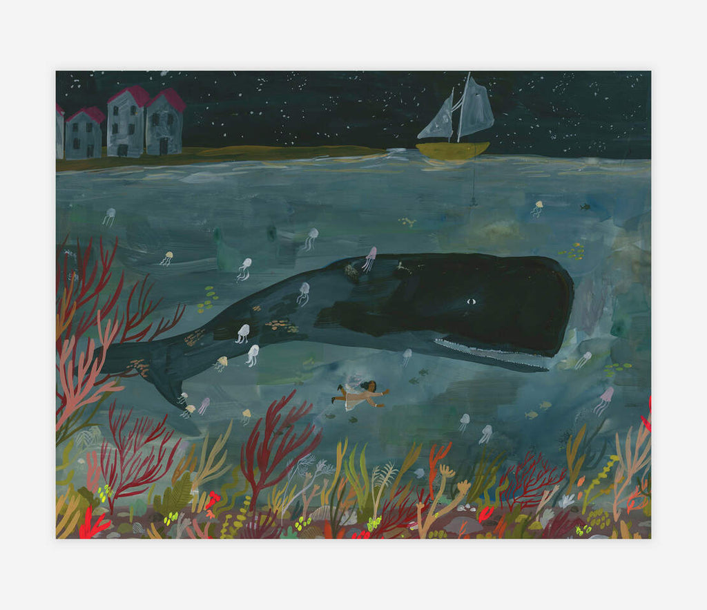Ken the Whale Print