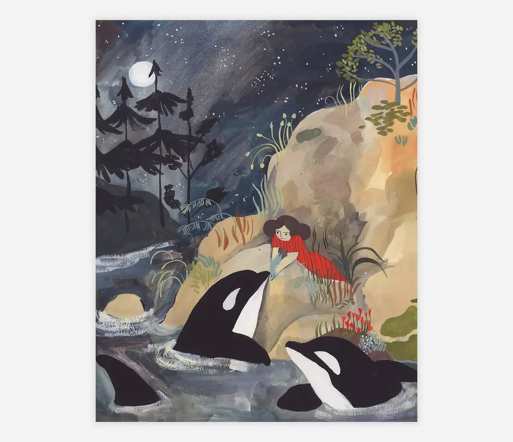 Ladies Of The Rocks Print