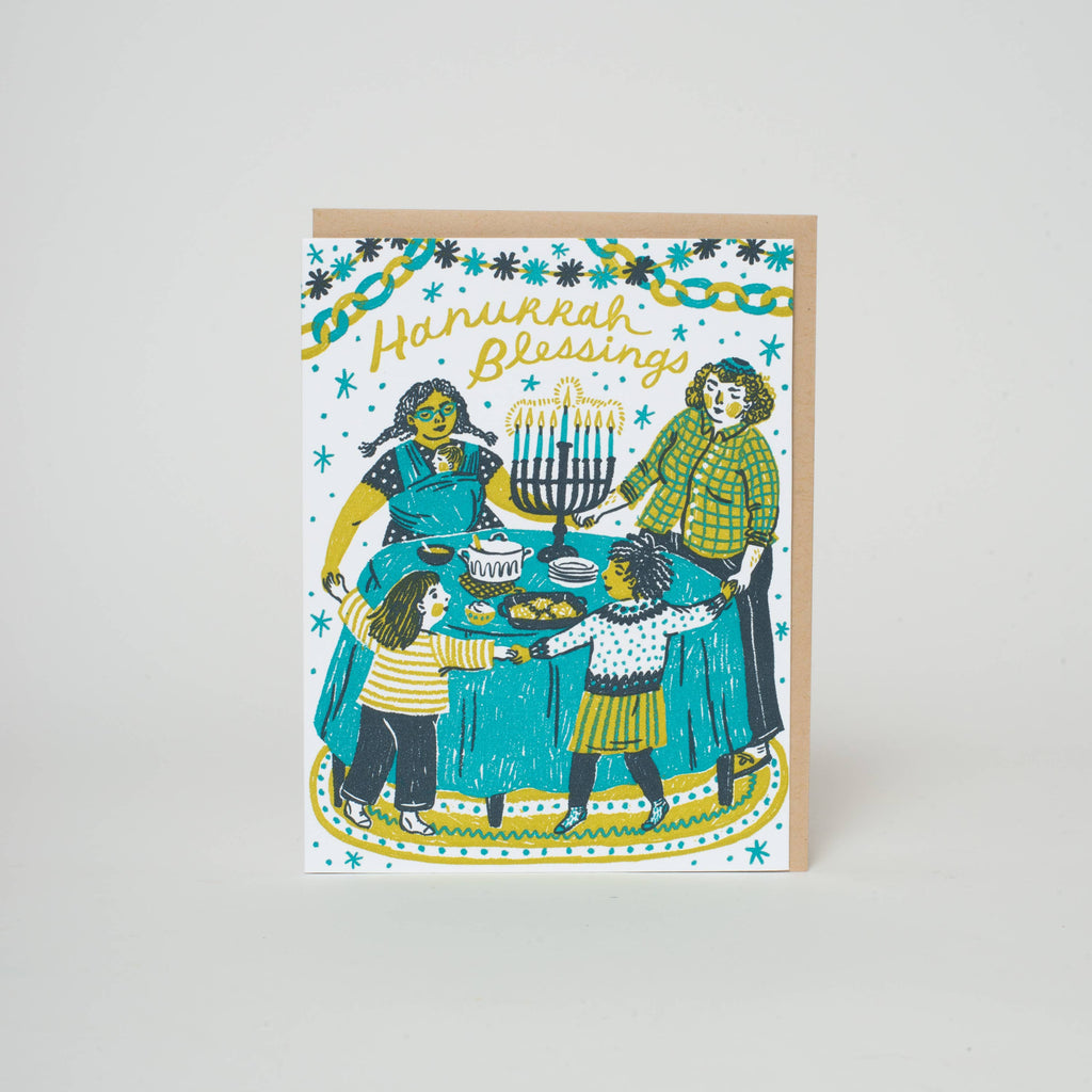 Hanukkah Blessings Card