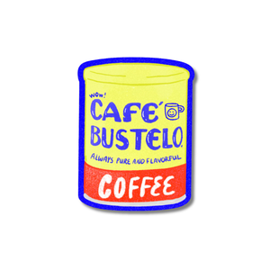 Bustelo Coffee Tin Vinyl Sticker