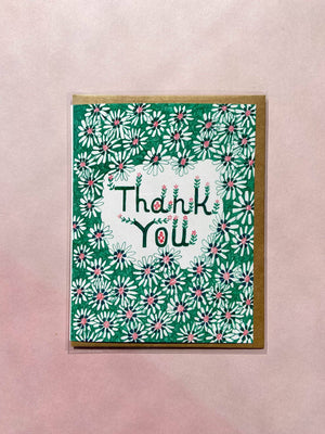 Daisy Thank You Greeting Card