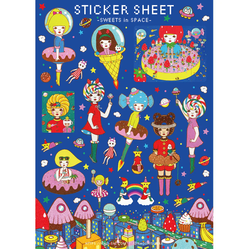 Sweets In Space Sticker Sheet