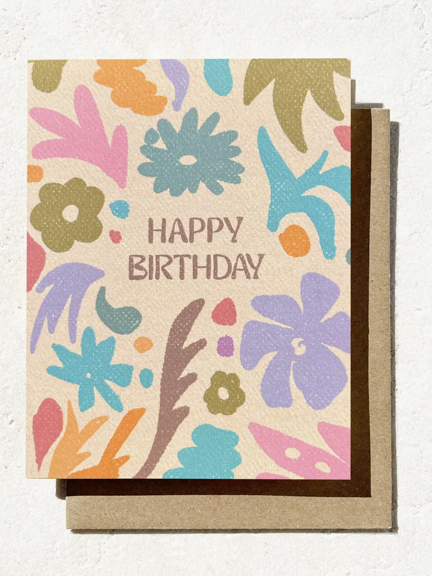 Birthday Floral Card