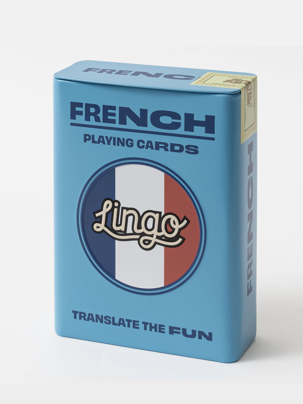 French Playing Cards In Tin Travel Case