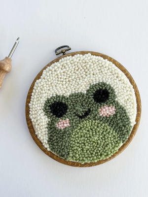 Frog Punch Needle Kit