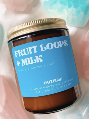 Fruit Loops & Milk Candle