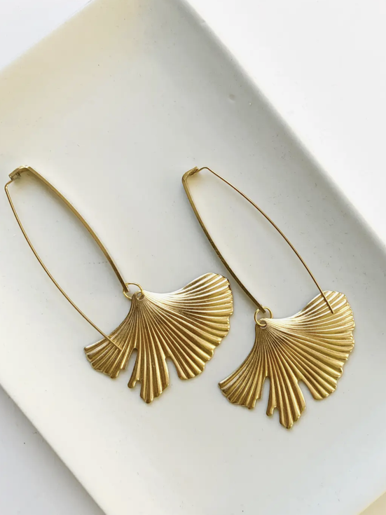 Gingko Earrings