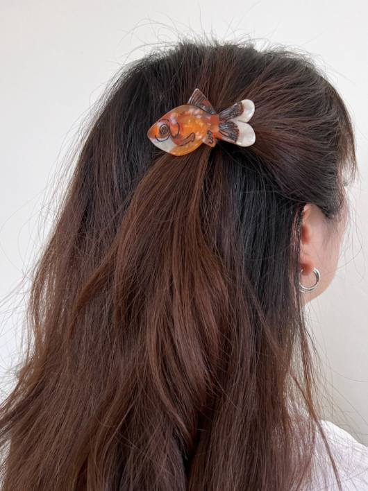 Goldfish Barette Hair Clip