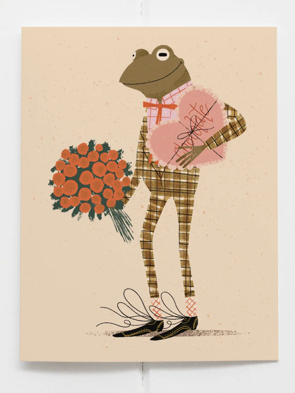 Handsome Frog Card