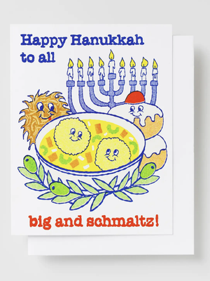 Happy Hanukkah All Big & Schmaltz Card Set