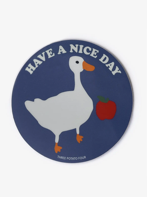 Goose Have A Nice Day Sticker
