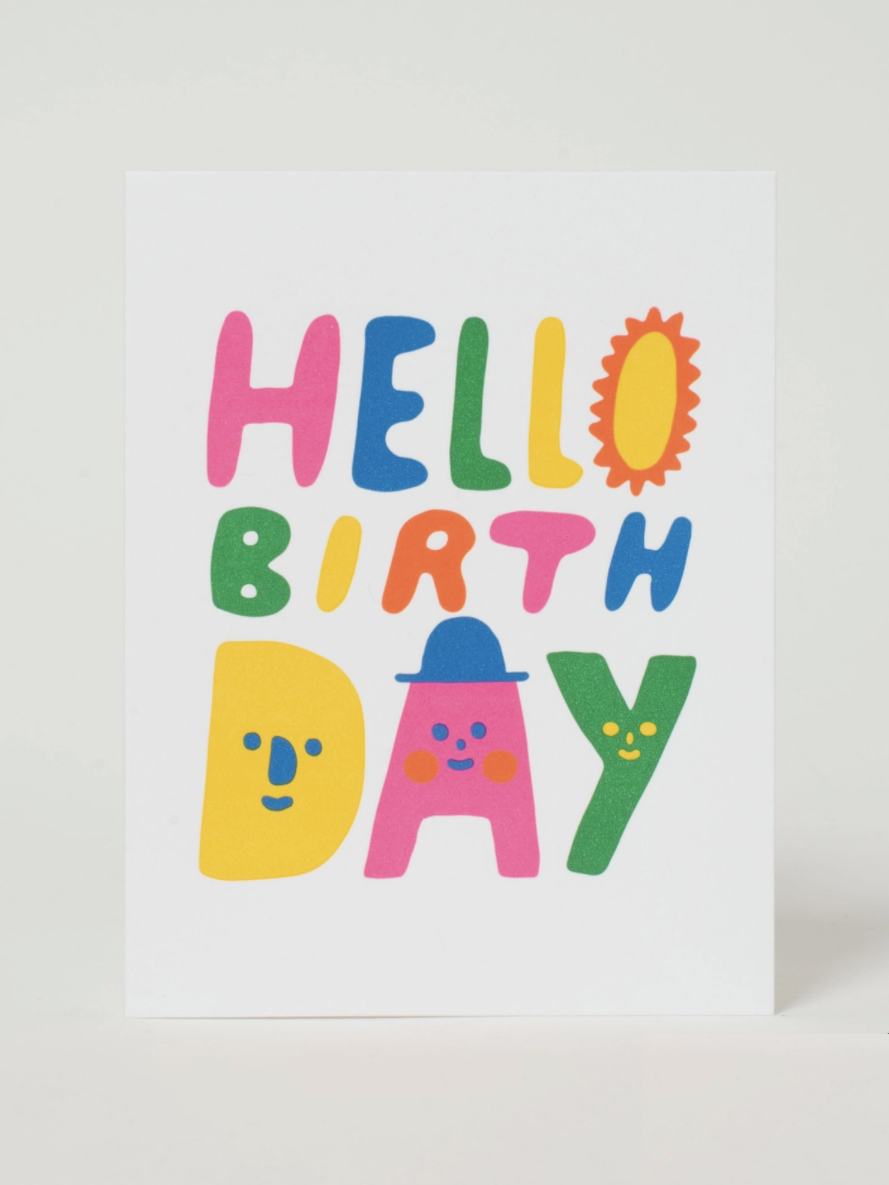 Hello Birthday Card