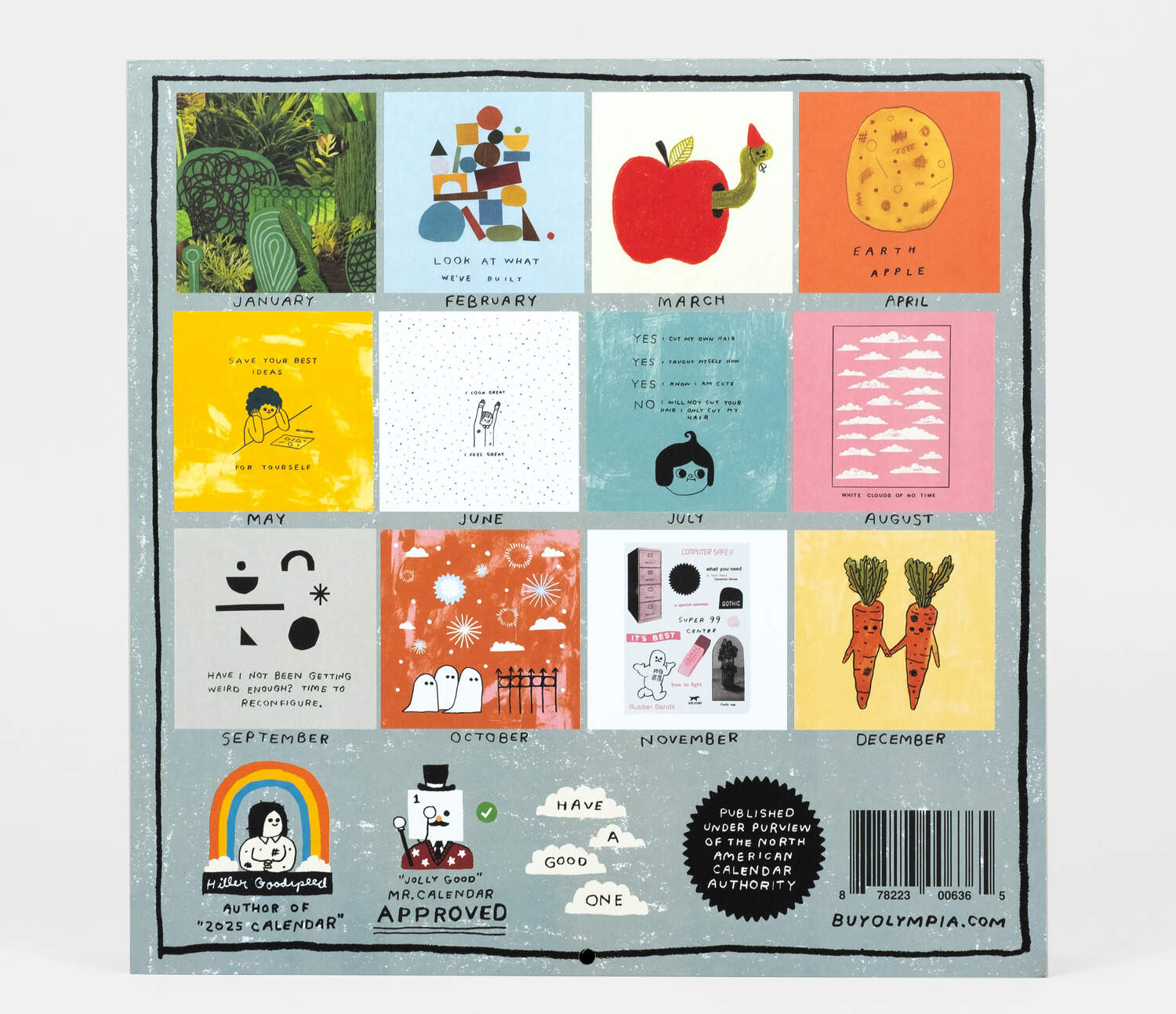 Hiller Goodspeed For Your Walls 2026 Wall Calendar