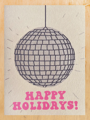 Disco Holiday Card
