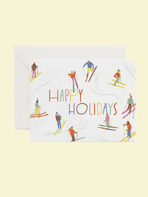 Holiday Skiers Card