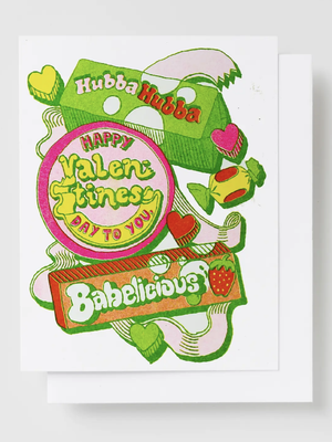 Happy Valentine's Day Hubba Babelicious Card