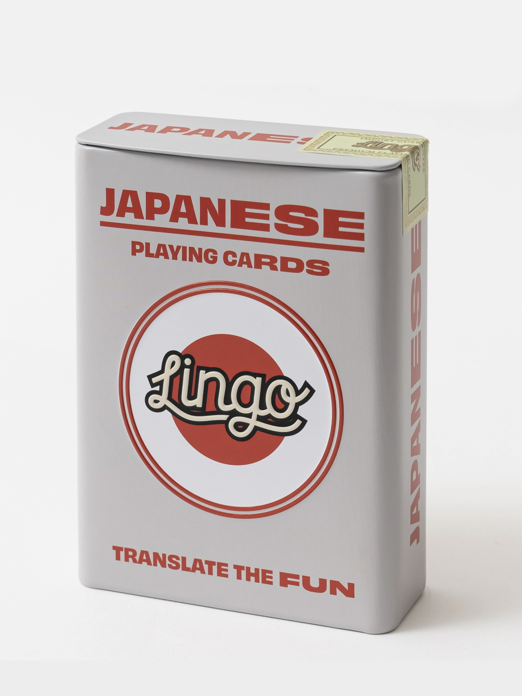 Japanese Playing Cards In Tin Travel Case