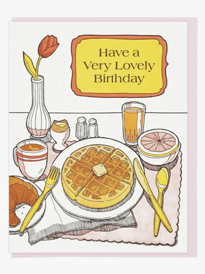 Lovely Breakfast Birthday Card