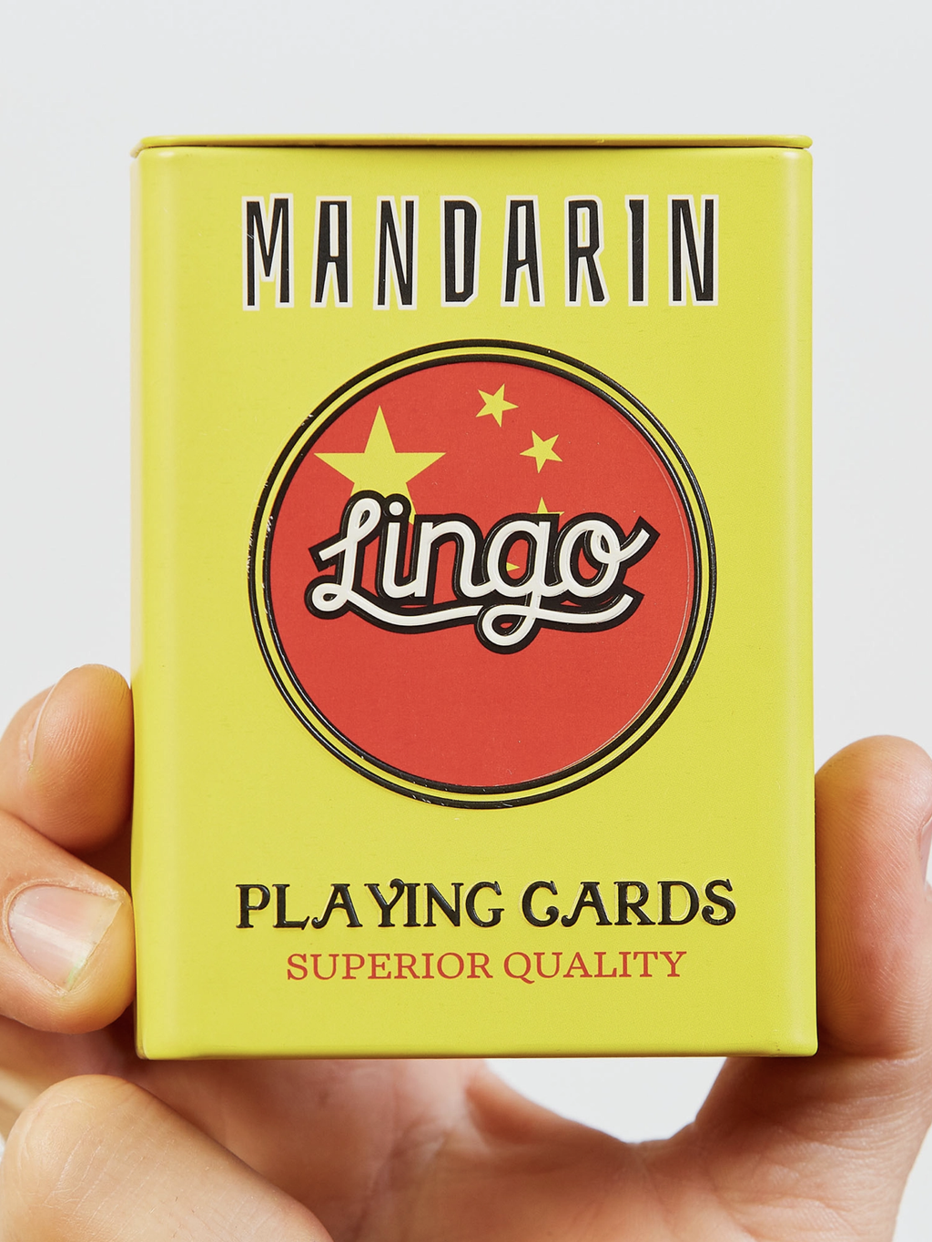 Mandarin Playing Cards In Tin Travel Case