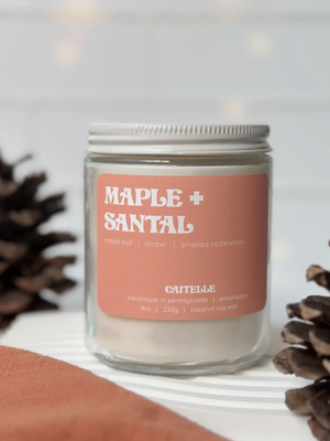 Maple + Santal Candle
