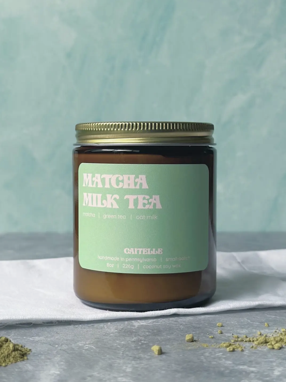 Matcha Milk Tea Candle