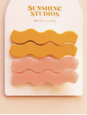 Wavy Hair Clip Set