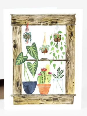 Plants Window Card