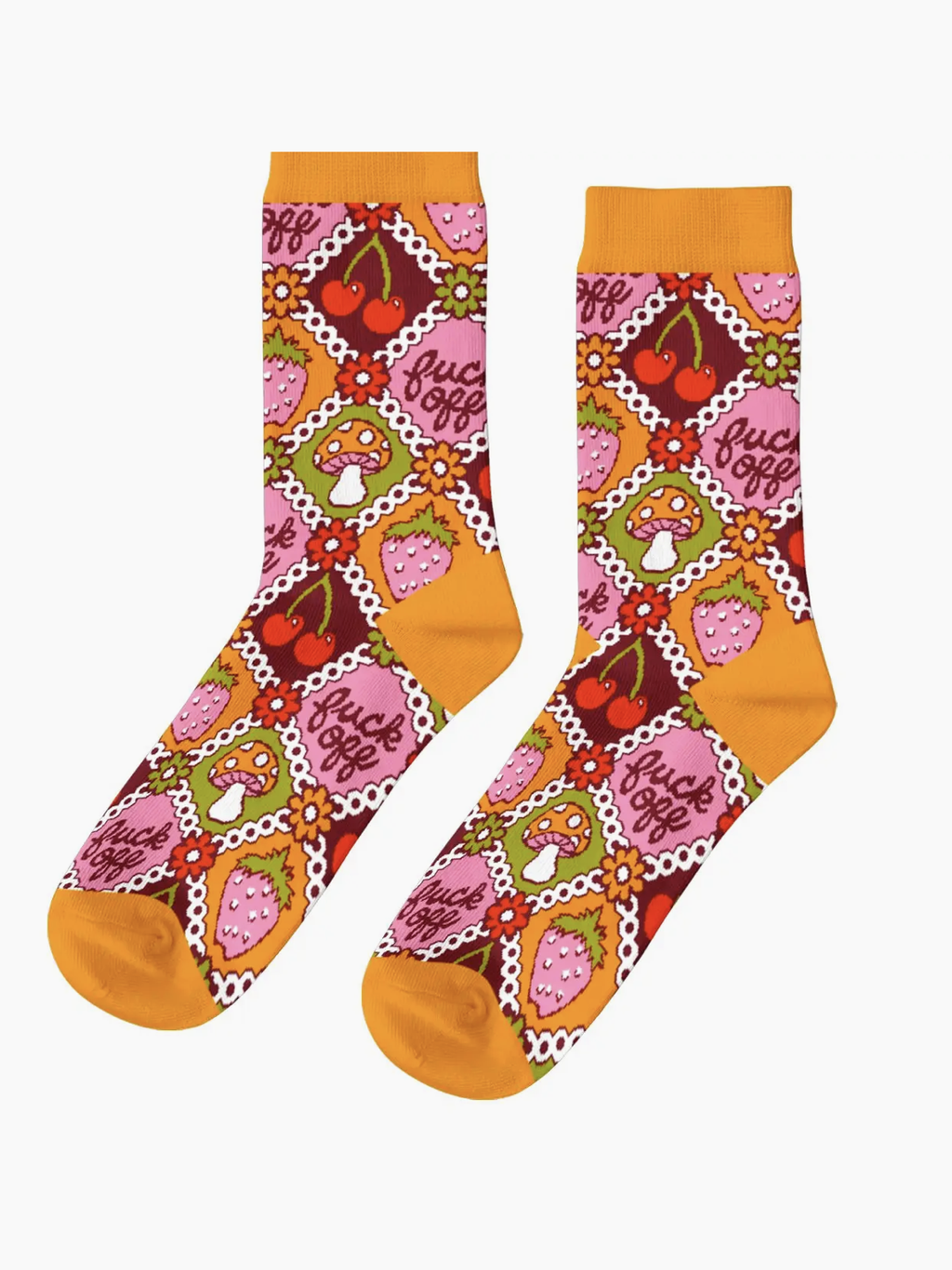 Ladies Retro F* Off Socks