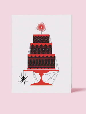 Spider Cake Card