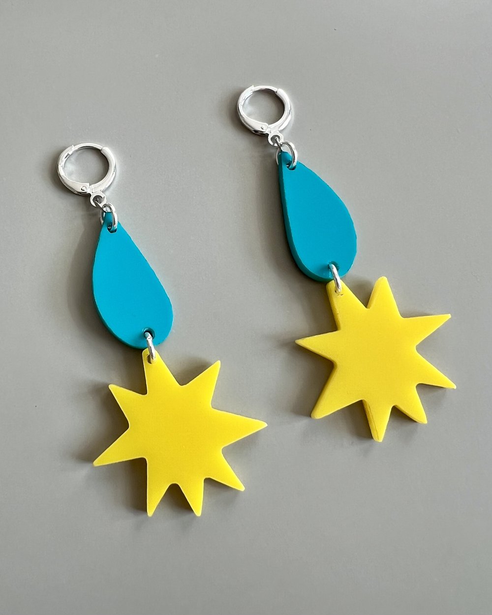 Star & Droplet Earrings