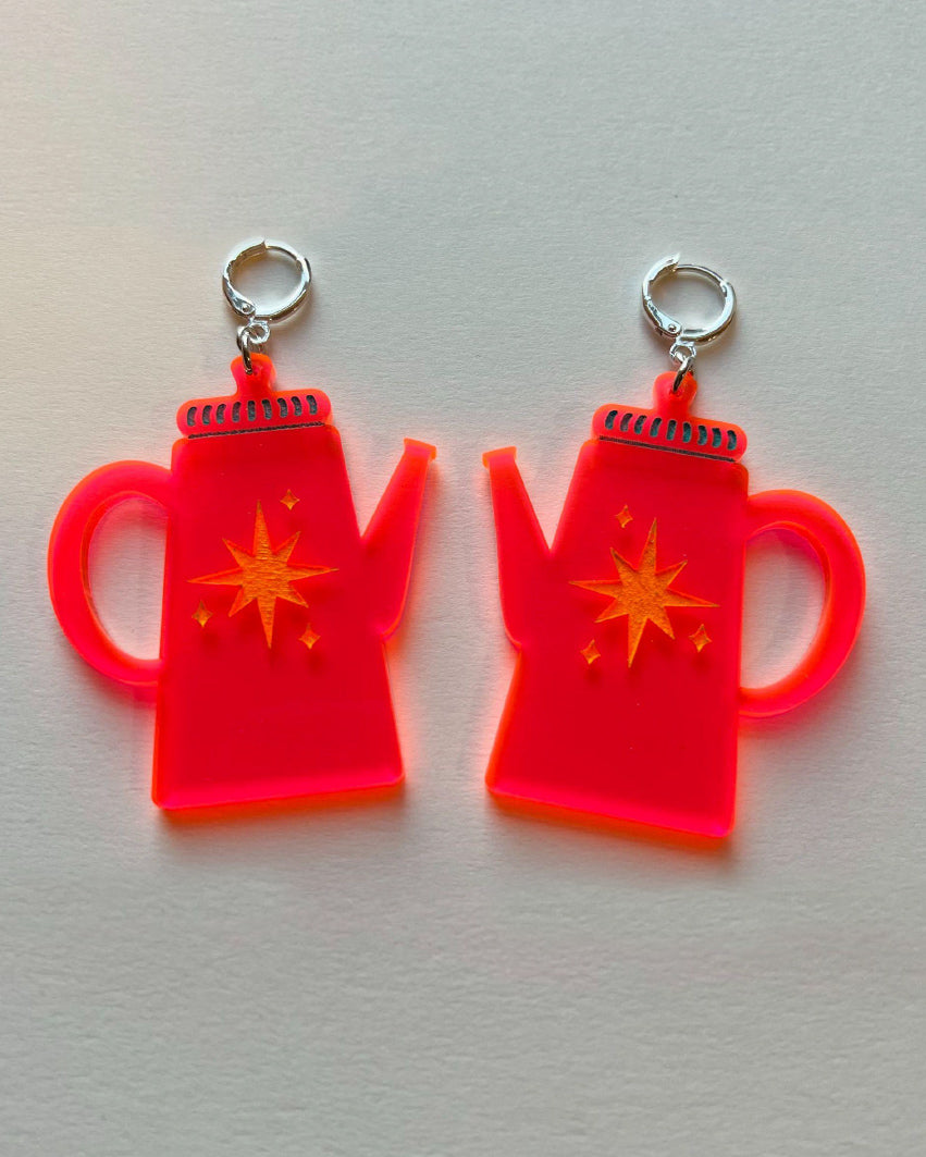 Tea Kettle Earrings