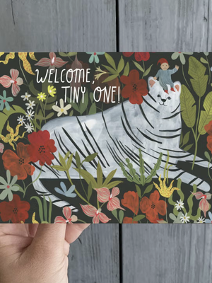 Welcome Tiny One Card