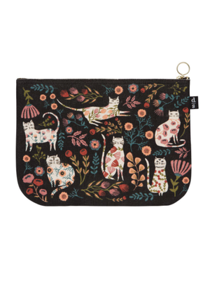 Catbloom Large Zipper Pouch