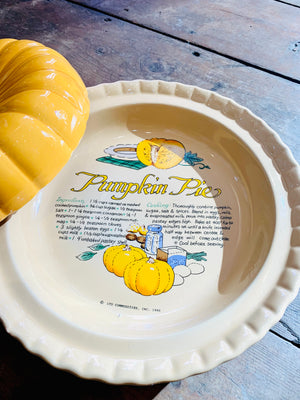 Pumpkin Pie Plate & Saver