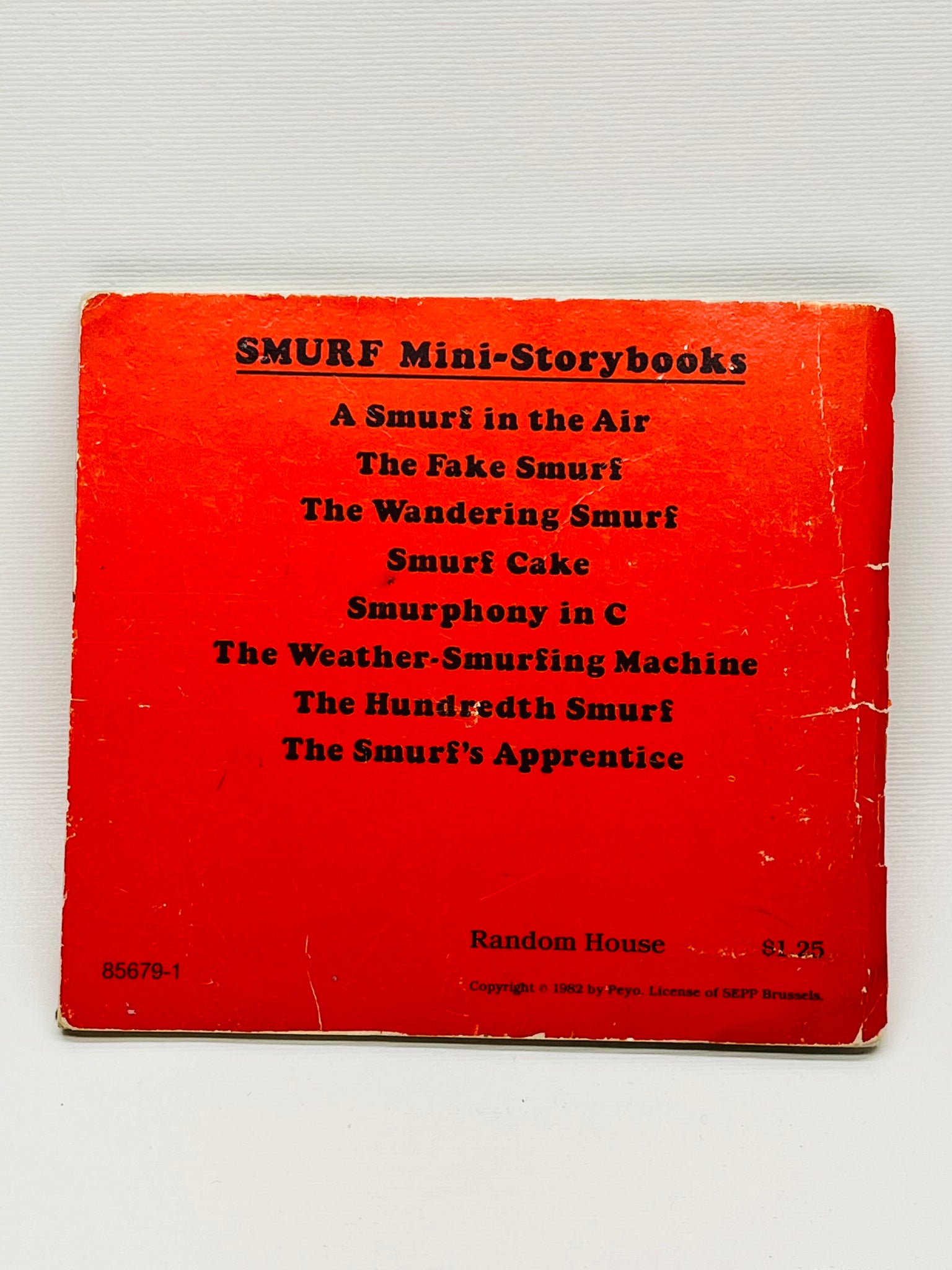 The Smurf’s Apprentice Vintage Book