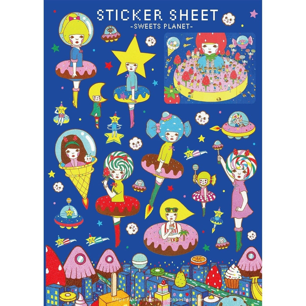 Sweets Planet Sticker Sheet